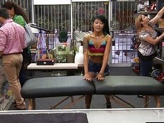 Skinny asian pawns her twat and fucked by pawnshop owner